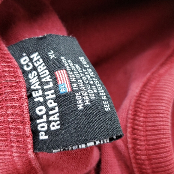 Vintage polo jeans crewneck size xl red - Picture 8 of 8